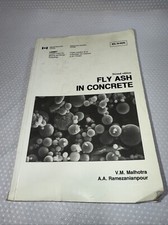 FLY ASH IN CONCRETE Second Edition CANMET Canada V.M. Malhotra Book 1994 Rare
