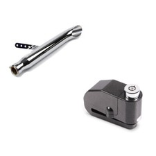 Set rear silencer + brake disc