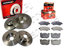 FOR PEUGEOT 206 2.0 GTi HDi FRONT & REAR MINTEX BRAKE DISCS & MINTEX BRAKE PADS