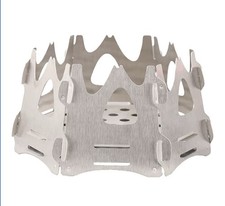 Wood burning backpacking stove - burning,