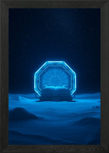 Cryo sleep chamber glowing - chamber,