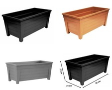 55cm trough plant pot - 55cm,