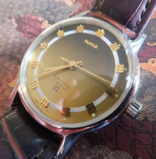 Made in India - HMT "Chirag" 17 Jewel Two Tone Dial Manual Winding Wristwatch