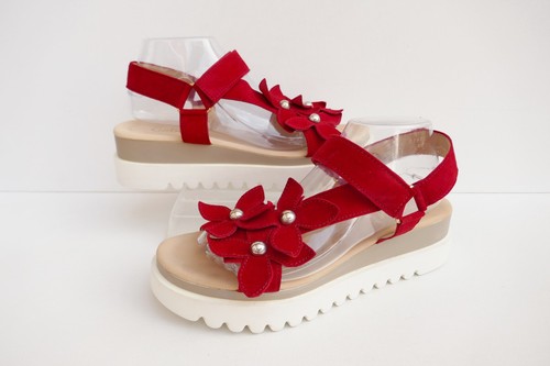 Gabor red suede leather - gabor,