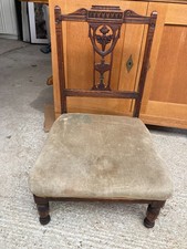 Wooden Low Seat Bedroom Chair