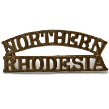 WW2 Northern Rhodesia Regiment General Service Colonial Shoulder Title Badge