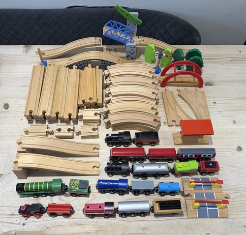 Wooden railway track - wooden, &