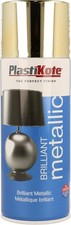 Plasti-Kote 440.0000160.076 160 400 ml Brilliant Spray Paint - Metallic Gold