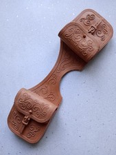 Marx Toys : The Lone Ranger -Tonto Horse?  Saddle Bags & Strap. Brown/Tan. .