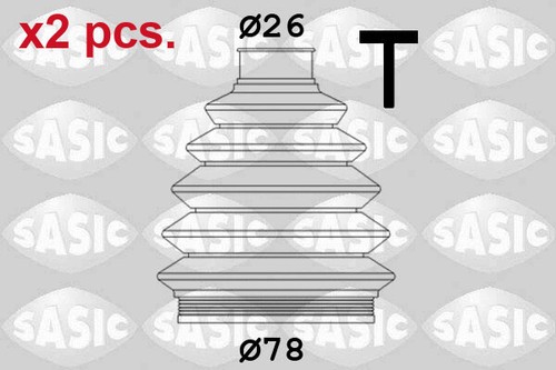 Pcs drive shaft - x2,