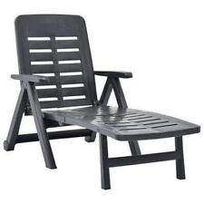 Anthracite Sun Lounger Folding