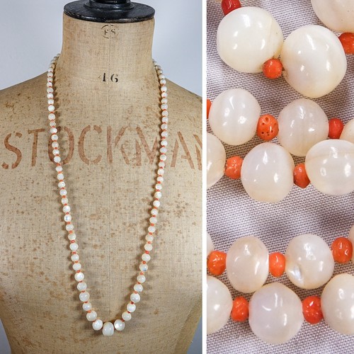 Vtg antique real coral - vtg/antique,