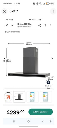 Russell hobbs rhgch903ds 90cm - russell,