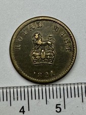 1821 Dated George IV Coin