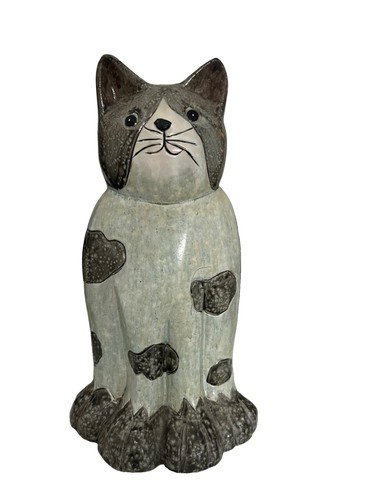 Ceramic cat ornament - cat,