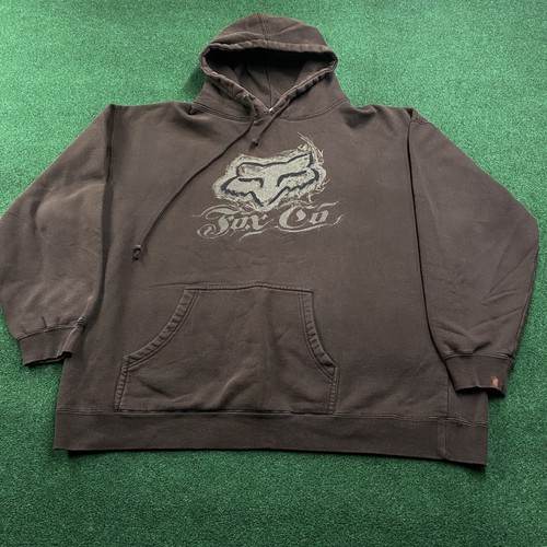 Vintage fox racing hoodie - hoodie, mens