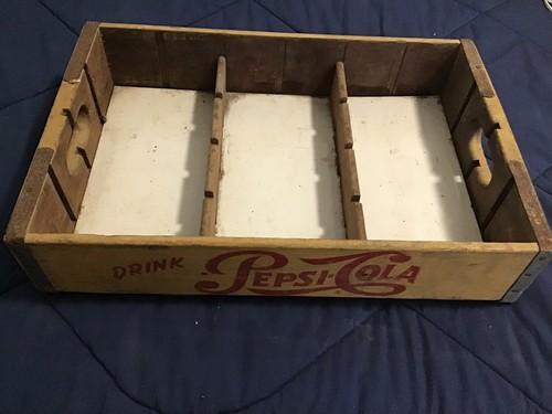 Antique wooden pepsi bottle - pepsi,