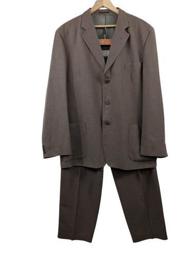 Mens vintage suit 44l 36w - vintage,