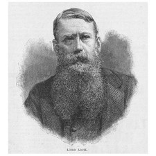 LORD LOCH Scottish Soldier & Colonial Administrator - Antique Print 1895