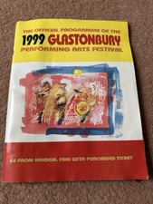 Glastonbury festival official programme - 1999