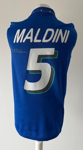 Signed paolo maldini shirt - paolo,
