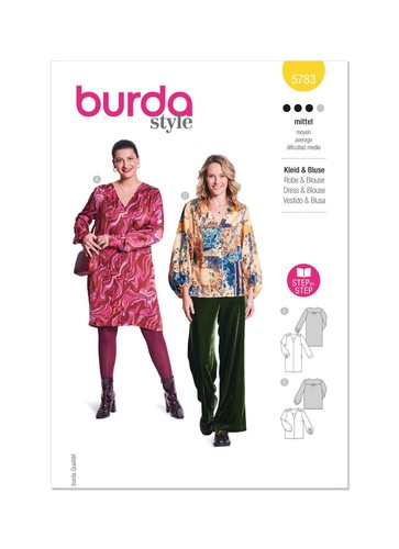 Burda 5783 dress - 5783,