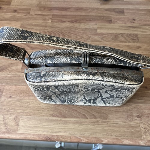 Vintage real python snake skin - python,