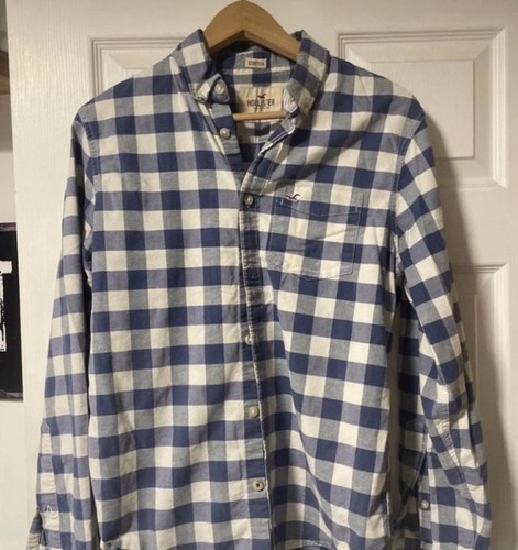 Hollister blue and white - hollister,