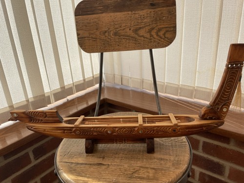 Vintage carved wooden māori - vintage,