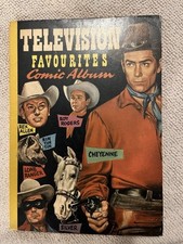Television Favourites Comic Album 1956 Unclipped Excellent Condition Western