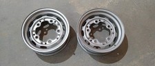 A pair of used Silver 5.5 x 15 , 5x205pcd wheels for Vw Beetle/Bus/Ghia - 1967