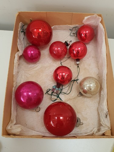 Antique christmas tree glass - christmas,