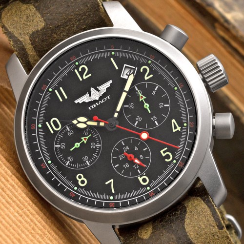Men watch pilot chronograph - men's,