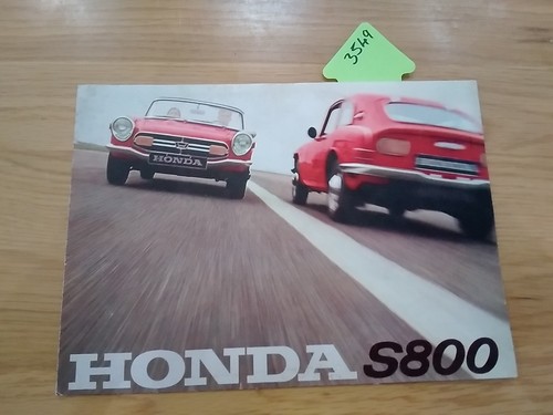 Honda s800 car sales - car, brochure