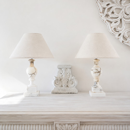 Pair italian grand tour marble - pair,