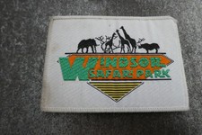 Windsor Safari Park Woven Cloth Patch Badge (L66S)