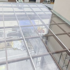 2Pcs 8mm Greenhouse Sheet Clear Polycarbonate Roofing Replacement Panels