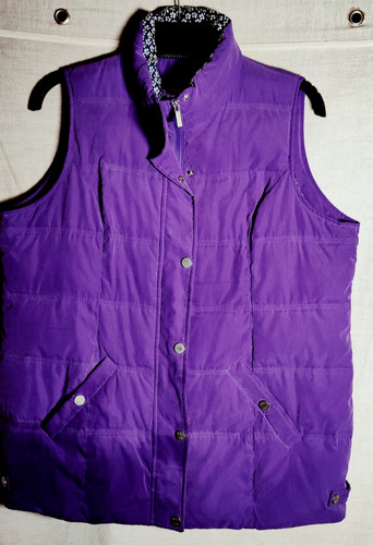 Ladies purple padded - , gilet