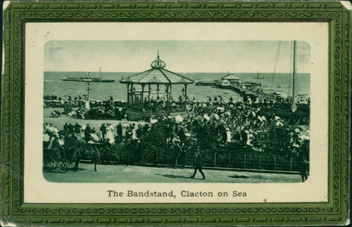 Clacton sea bandstand - clacton, 1911
