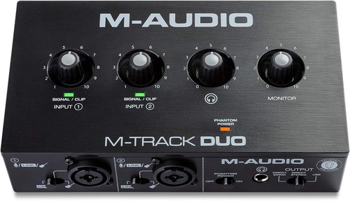 Audio track duo usb - m-audio, m-track