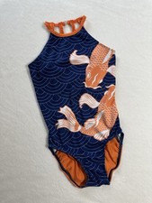 Simone Biles GK Elite LEOTARD Gymnastics FISH TALES Strappy BACK Tank SIZE: CL