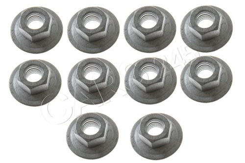 Genuine hex nut with plate - nut, m8