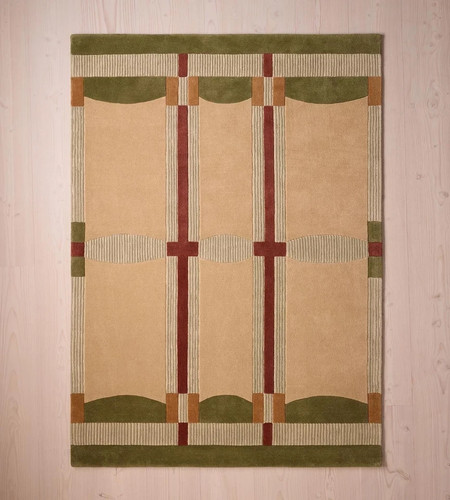 Hand tufted wool rug 8x10 - hand-tufted,