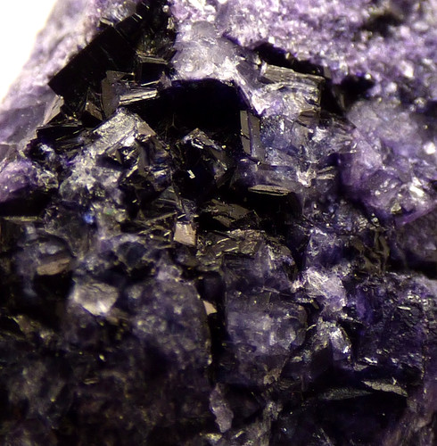 Blue john fluorite crystal - john,