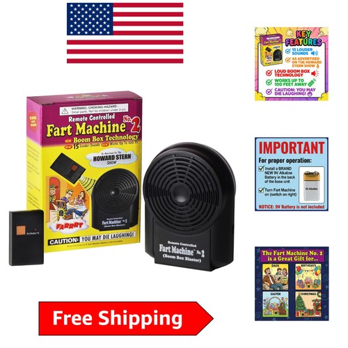 Remote controlled fart machine - remote,