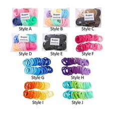 50Pcs Hair Ties Seamless