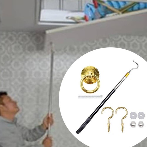 Adjustable length ladder attic - adjustable,
