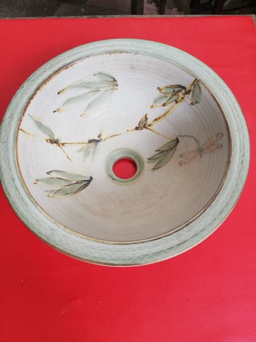 Hand made pottery sink - pottery,