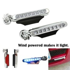 8 LED DRL Daylight Wind Energy No Need External Power Car Daytime Running Lig KY