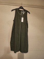 Marks And Spencer Ladies Linen Rich Casual Dress, Size 12